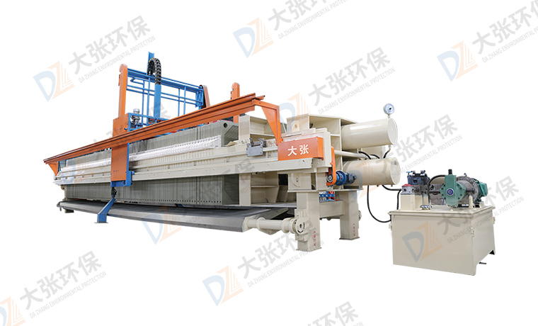 程控自動(dòng)高壓水沖洗壓濾機(jī)